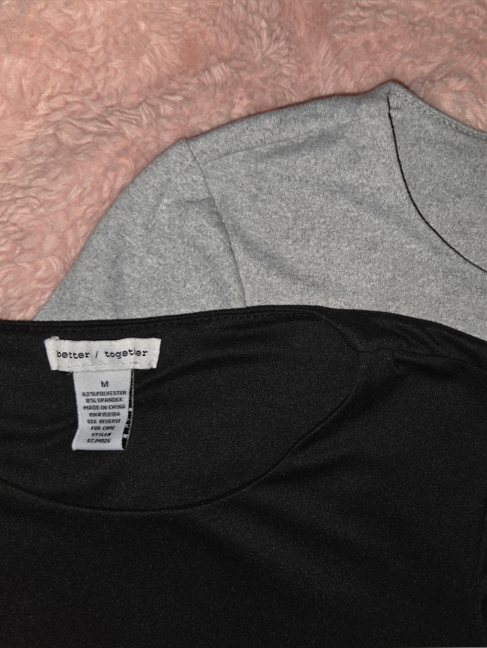 2 Tshirts. Double Lined.